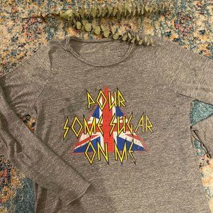 Lucky Brand Softspun Grey Long Sleeve